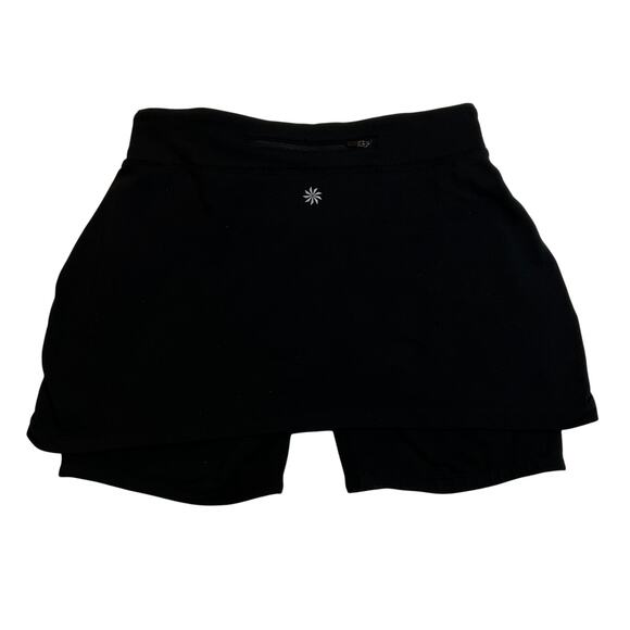 Athleta Women's Contender 2-in-1 Athletic Skort Size Small Workout Gym Neutral - Picture 2 of 13